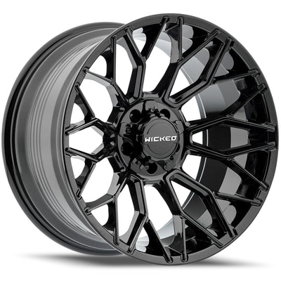 Wicked Offroad W934 Gloss Black Wheel