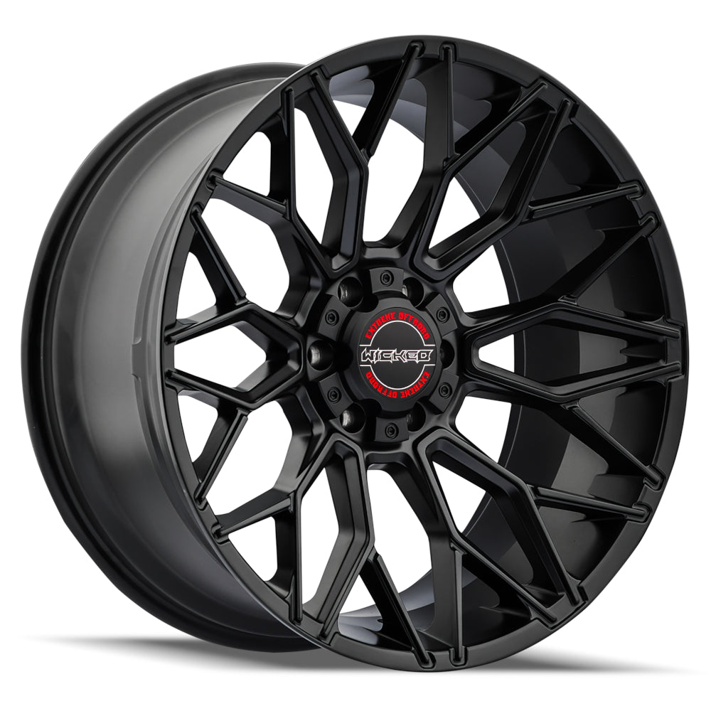 Wicked Offroad W934 Satin Black Wheel