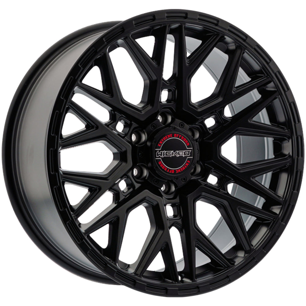 Wicked Offroad W940 Satin Black Wheel