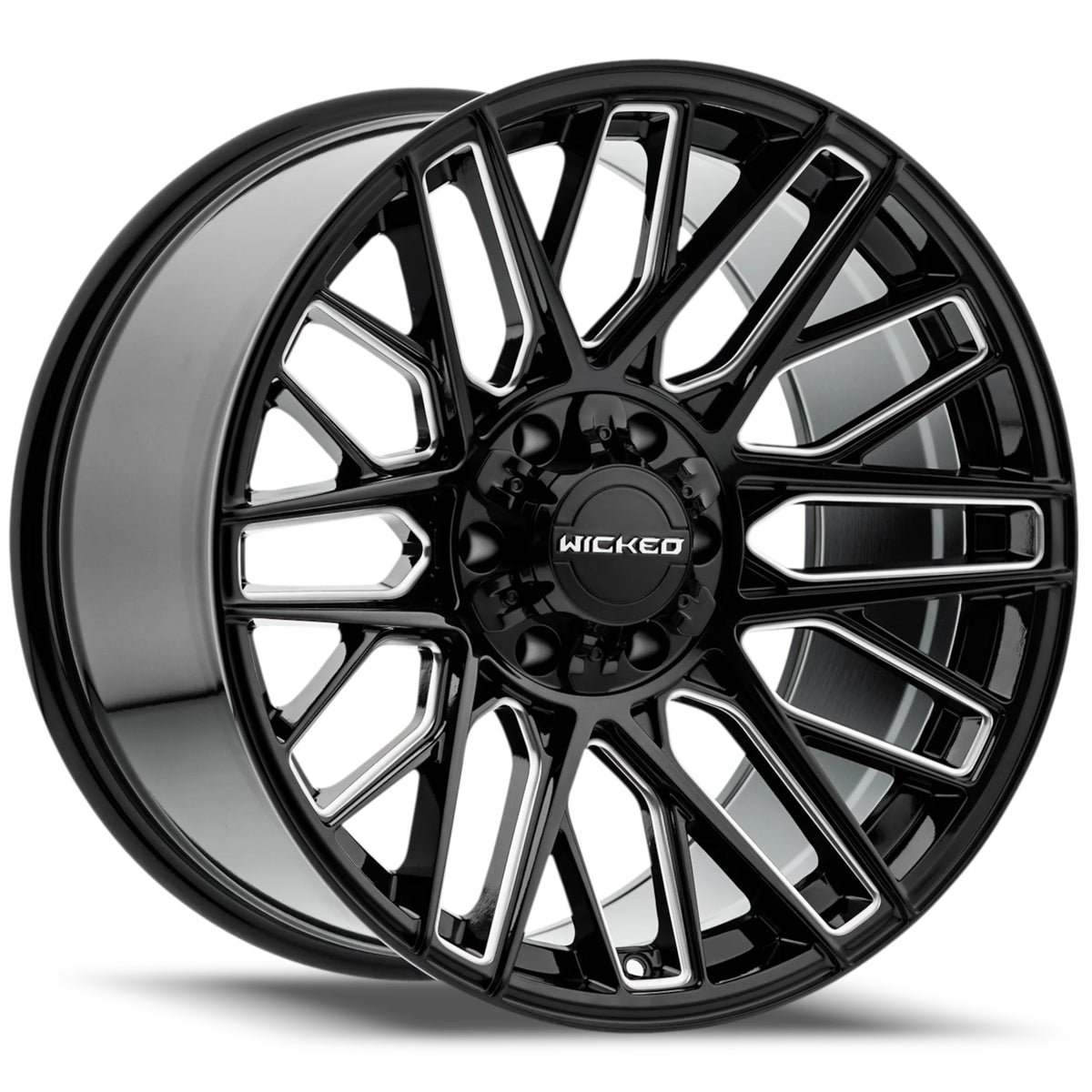 Wicked Offroad W945 Black Milled Wheel