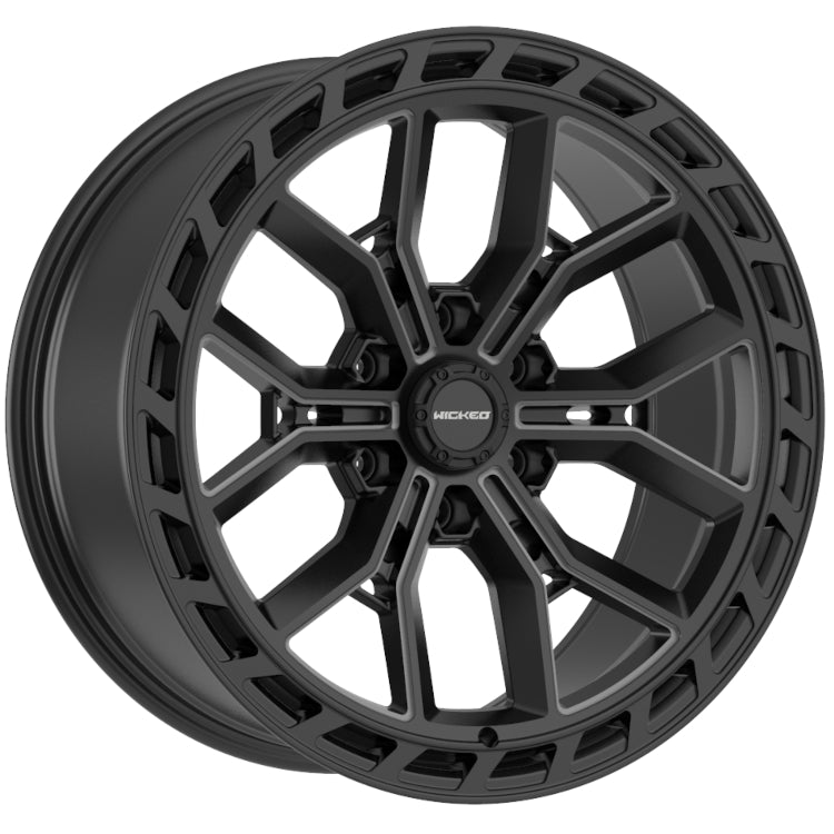 Wicked Offroad W948 Black Wheel