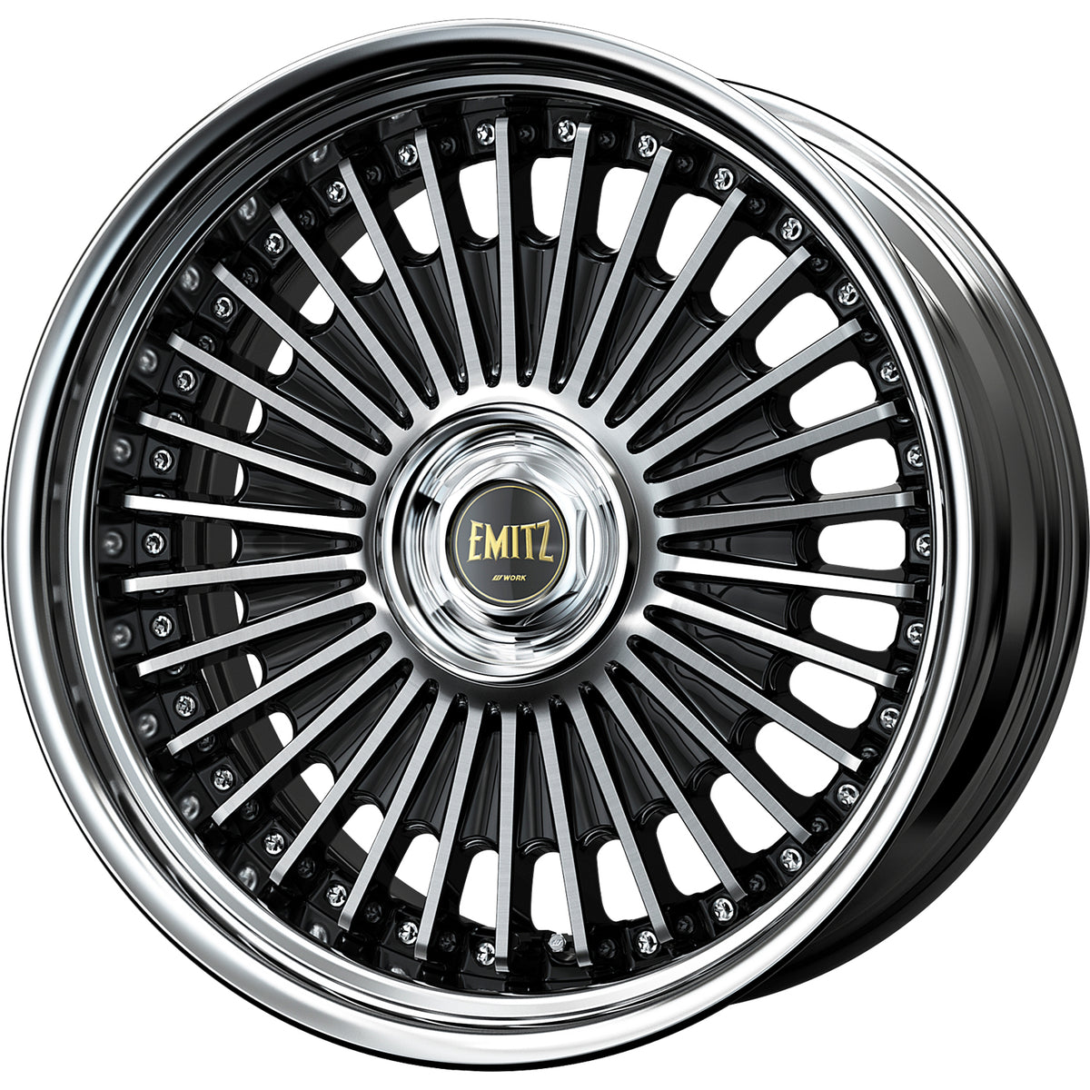 Work Emitz Black Polished Wheel