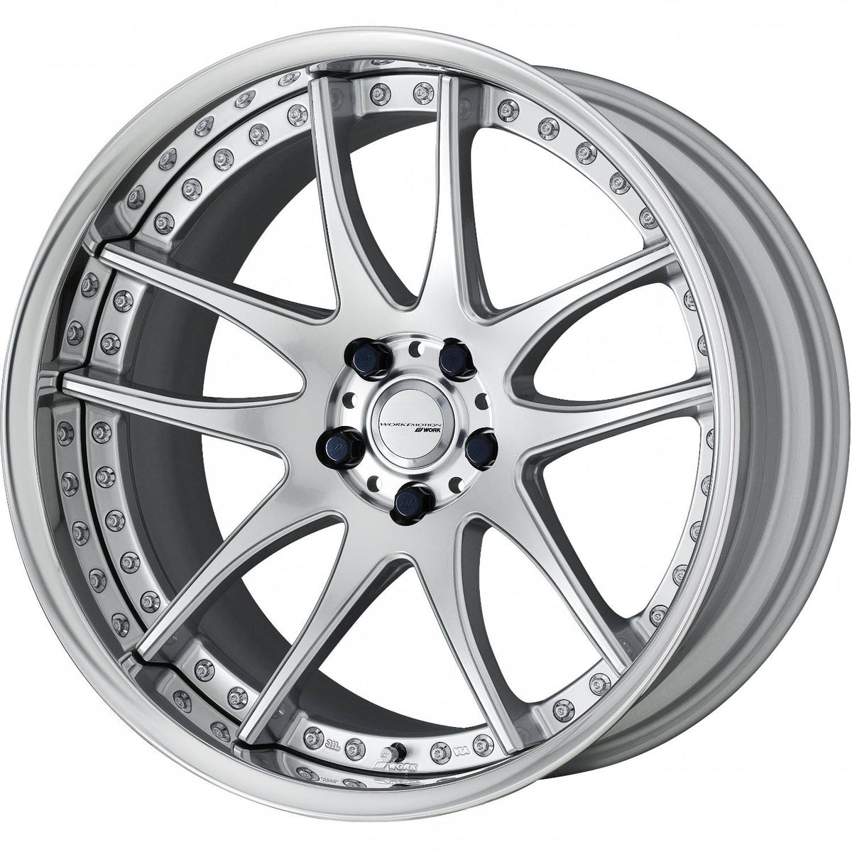 Work Emotion CR 3P Silver Polished Wheel