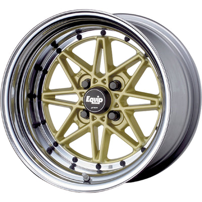 Work Equip 03 Gold Polished Wheel