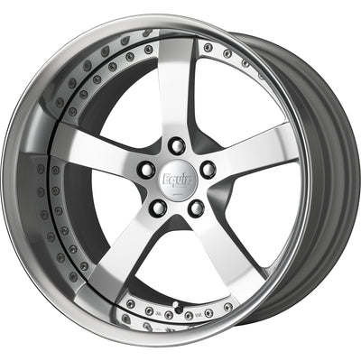 Work Equip E05 Silver Polished Wheel