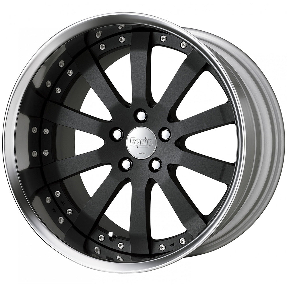 Work Equip E10 Black Polished Wheel