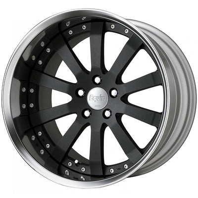 Work Equip E10 Black Polished Wheel