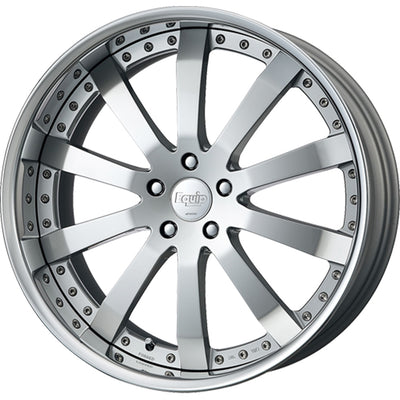 Work Equip E10 Silver Polished Wheel