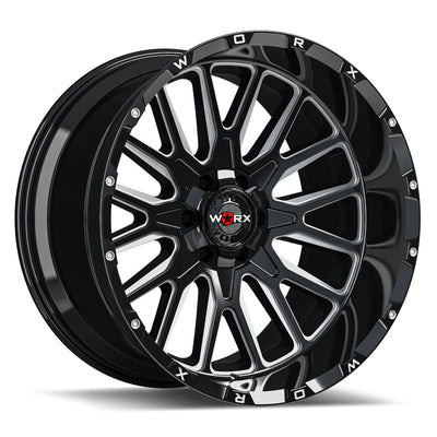 Worx 818BM Black Milled Wheel