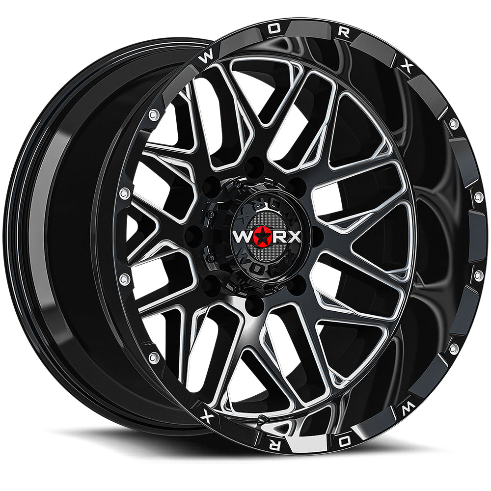 Worx 819BM Black Milled Wheel