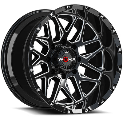 Worx 819BM Black Milled Wheel