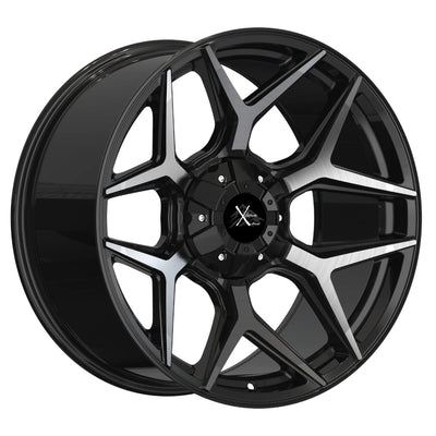 X Drive Defiant Black Machined Wheel