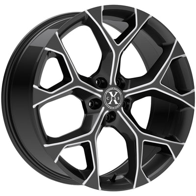 Xcess 5 Flake Black Milled Wheel