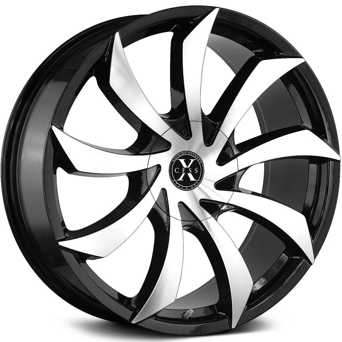 Xcess X01 Black Machined Wheel