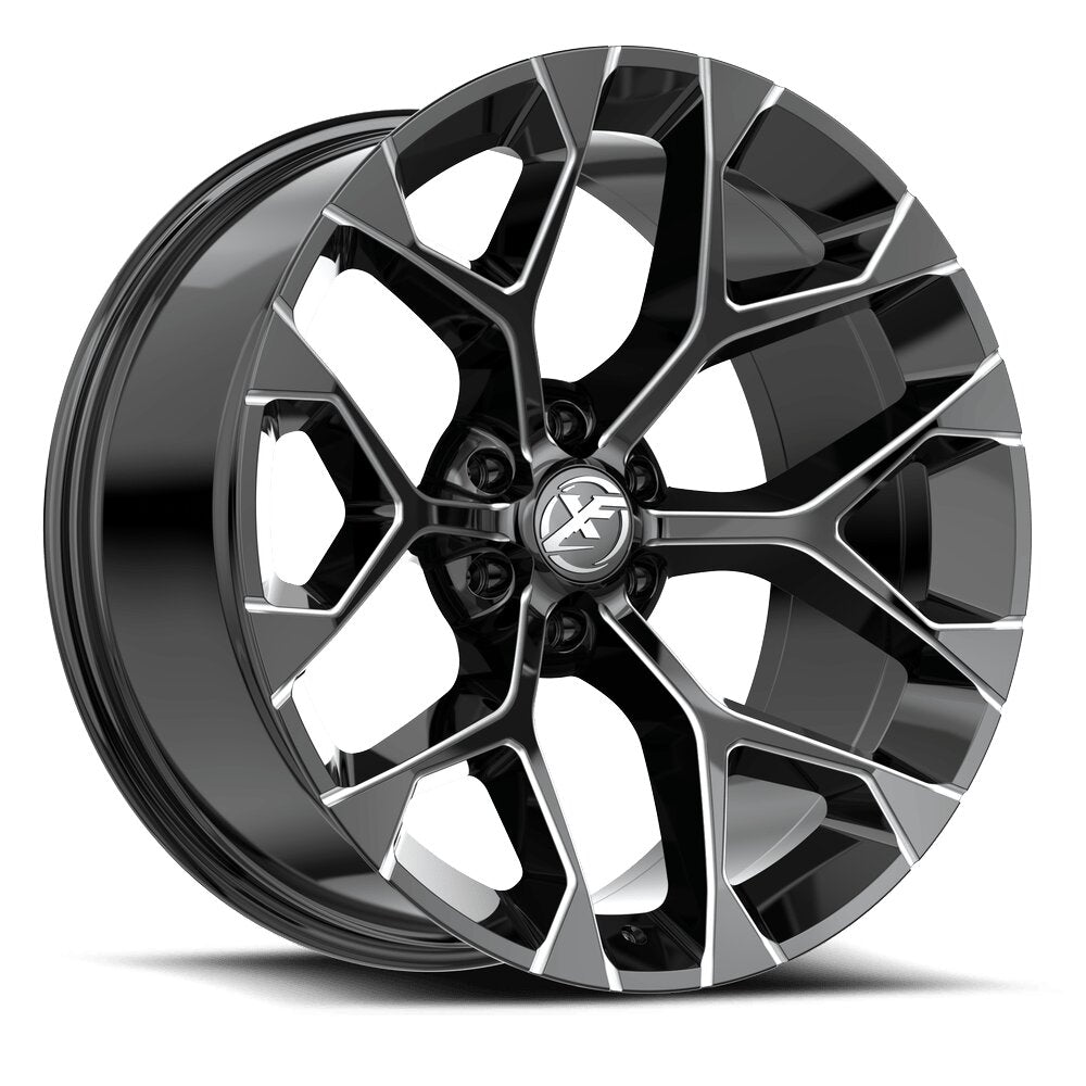 XF Offroad OE-502 Black Milled Wheel