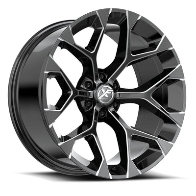 XF Offroad OE-502 Black Milled Wheel
