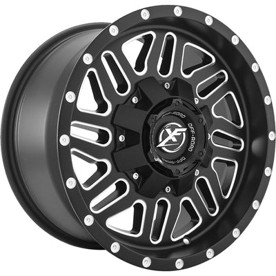 XF Offroad XF-201 Black Milled Wheel