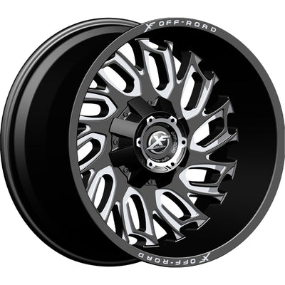 XF Offroad XF-207 Black Milled Wheel