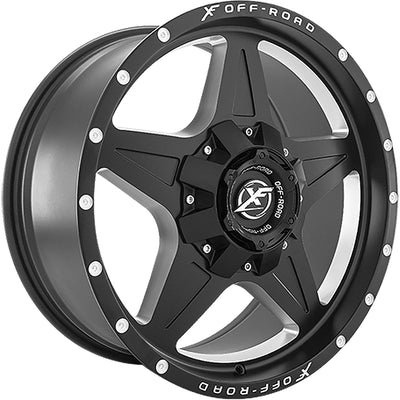 XF Offroad XF-210 Black Milled Wheel