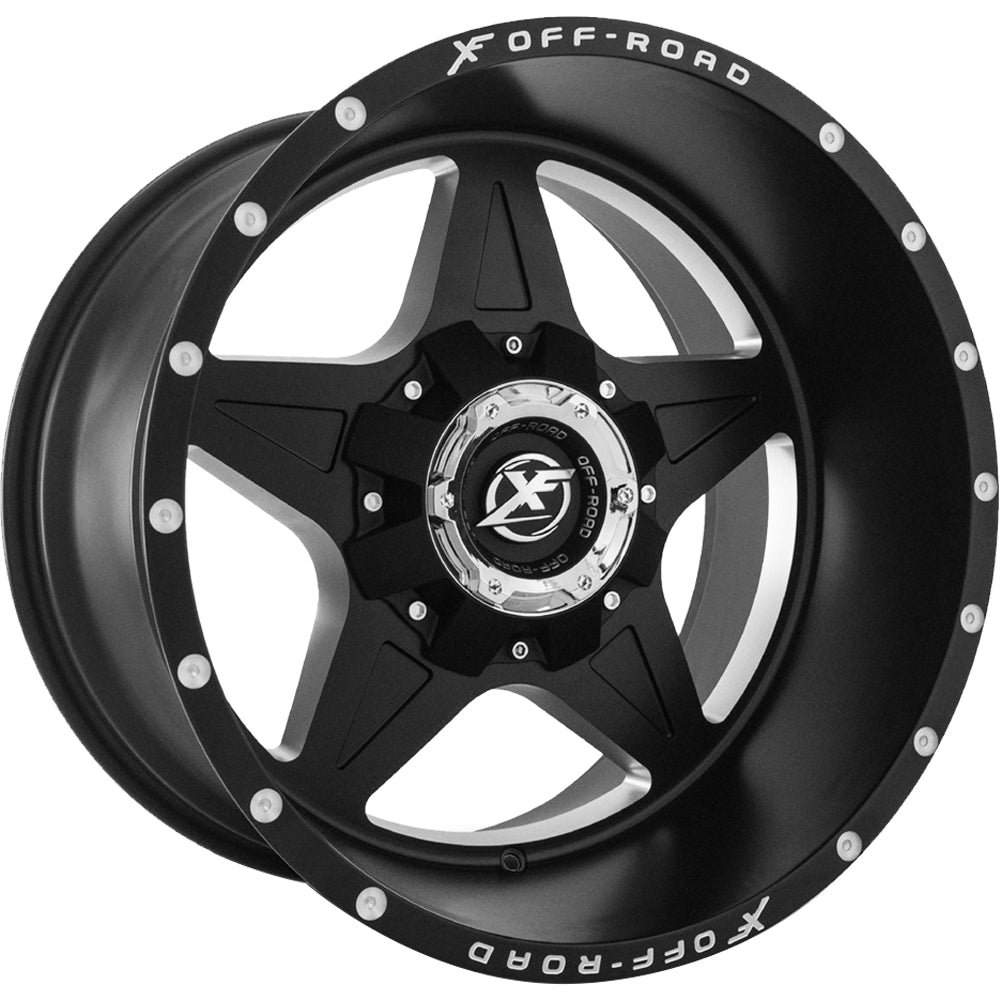 XF Offroad XF-210 Black Milled Wheel