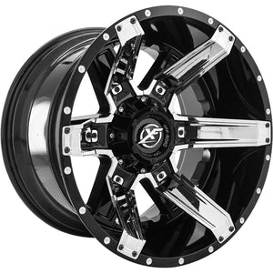 XF Offroad XF-214 Black Chrome wheel