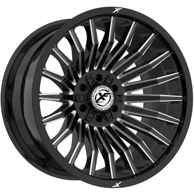 XF Offroad XF-231 Black Milled Wheel