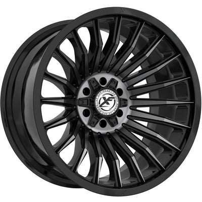 XF Offroad XF-231 Black Machined Wheel