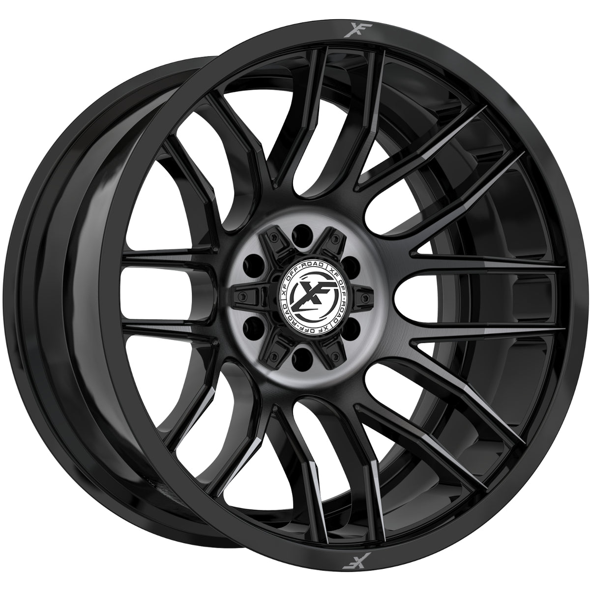 XF Offroad XF-232 Black Machined Wheel