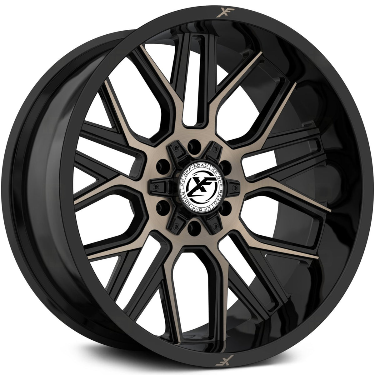 XF Offroad XF-235 Black Bronze Milled Wheel