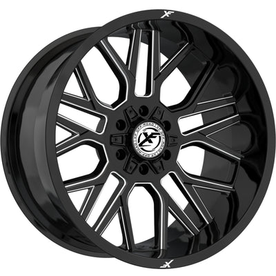 XF Offroad XF-235 Black Milled Wheel