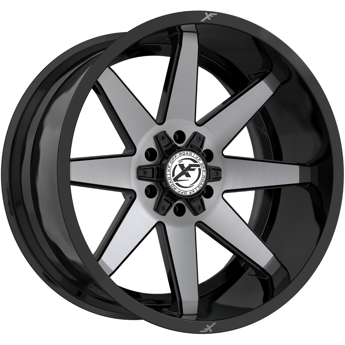 XF Offroad XF-236 Black Brushed Wheel