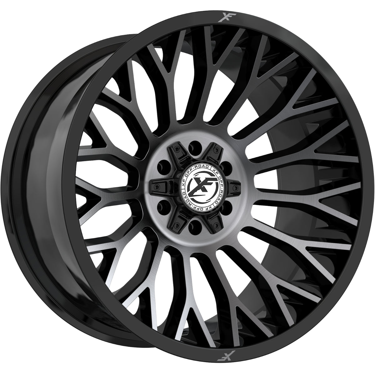 XF Offroad XF-237 Black Machined Wheel