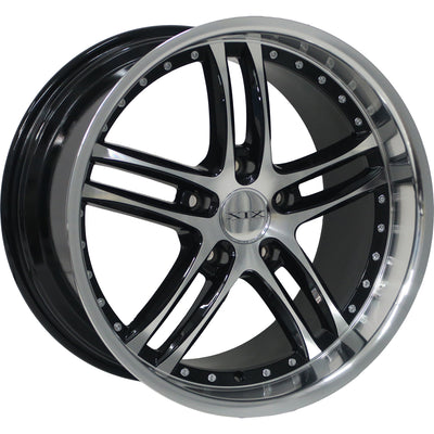 XIX X15 Black Machined Wheel