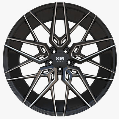 XM Luxury XM-209 Black Milled Wheel