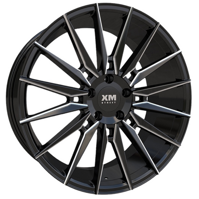 XM Street XM-610 Black Milled Wheel