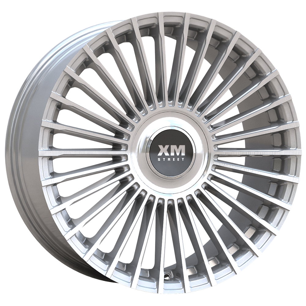 XM Street XM-611 Silver Brushed Wheel