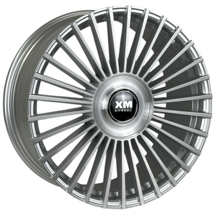 XM Street XM-612 Silver Brushed Wheel
