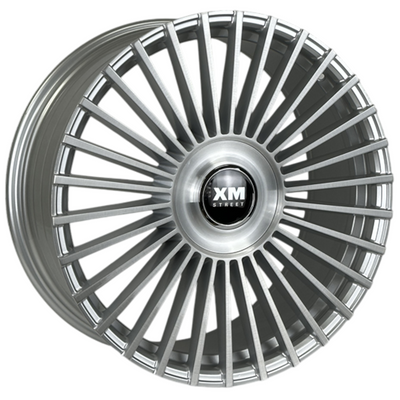 XM Street XM-612 Silver Brushed Wheel