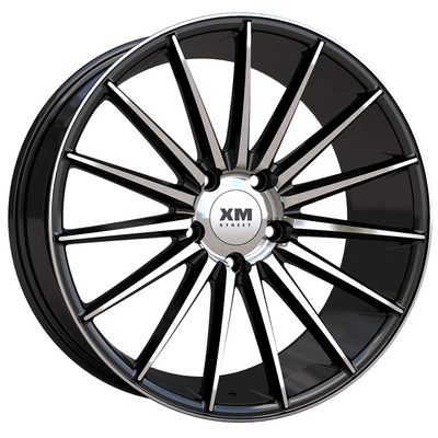 XM Street XM-810 Black Machined Wheel