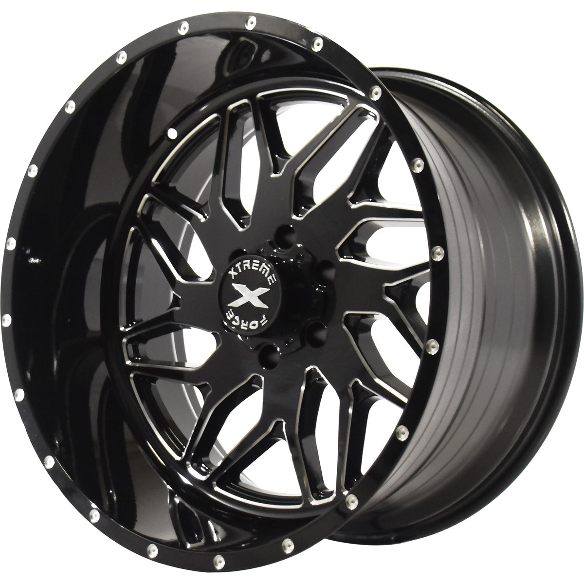 Xtreme Force XF2 Black Milled Wheel