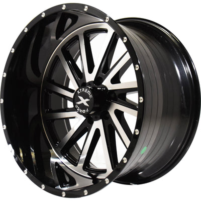 Xtreme Force XF3 Black Machined Wheel