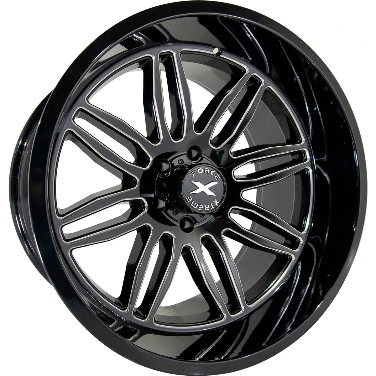 Xtreme Force XF5 Black Milled Wheel