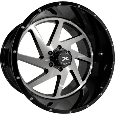 Xtreme Force XF6 Black Brushed Wheel