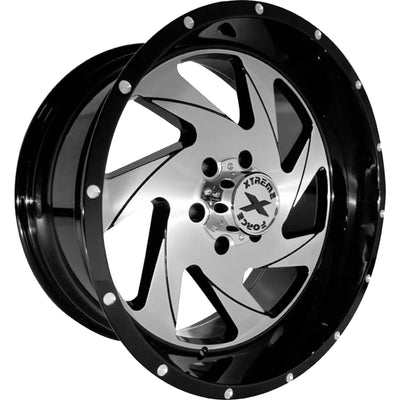 Xtreme Force XF7 Black Brushed Wheel