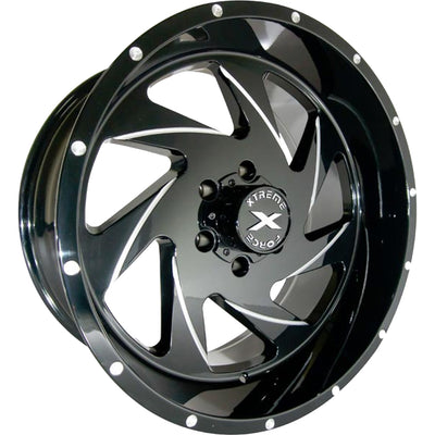 Xtreme Force XF7 Black Milled Wheel