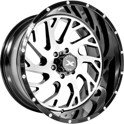 Xtreme Force XF8 Black Brushed Wheel