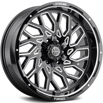Xtreme Forged XF10 Black Milled Wheel