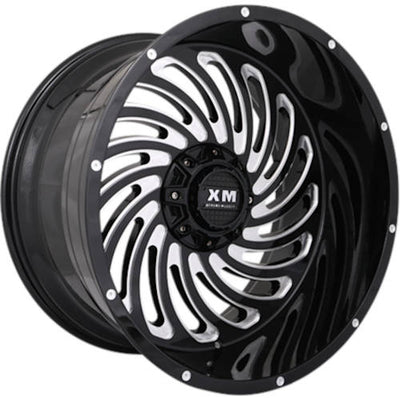 Xtreme Mudder XM-306 Black Milled Wheel