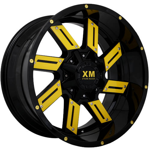 Xtreme Mudder XM-319 Black Wheel