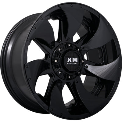 Xtreme Mudder XM-326 Black Wheel